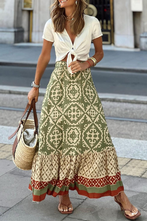 Relaxed Holiday Skirt