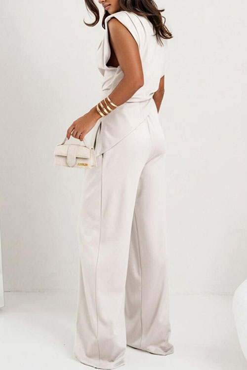 Nonnadress Fashion Solid Colour Irregular Set