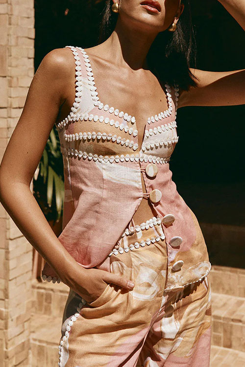 Nonnadress Pocket trousers print suit