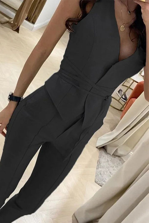 Nonnadress Waist vest and pencil pants two-piece set