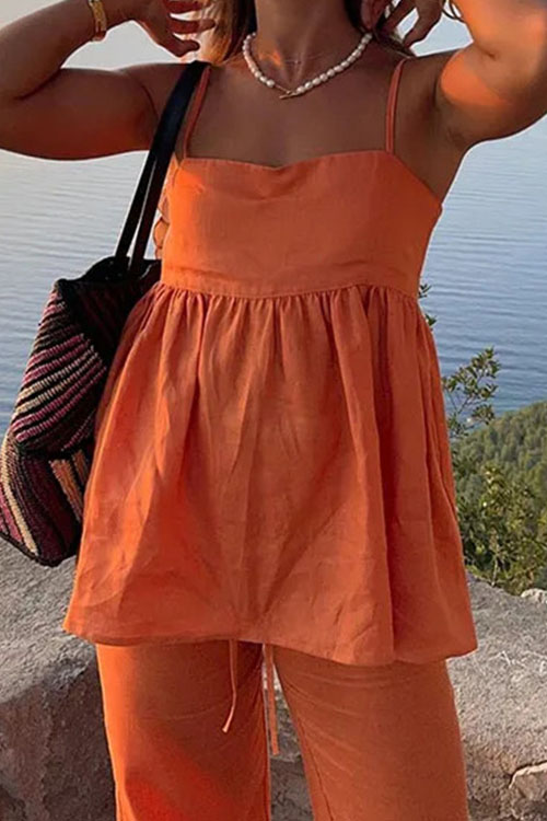 Nonnadress Solid color loose two-piece casual fashion suit