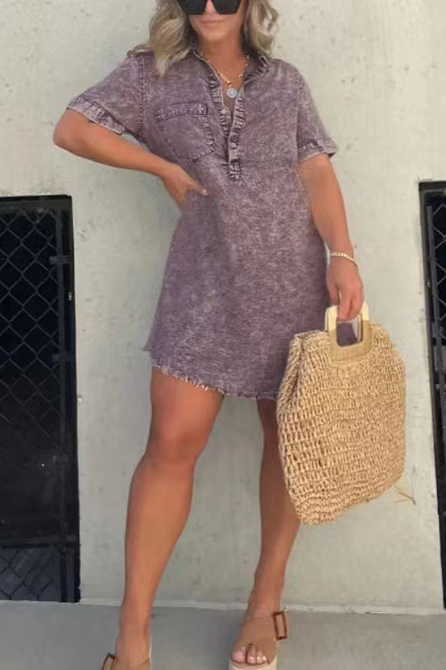 Nonnadress Casual Chic Denim Dress