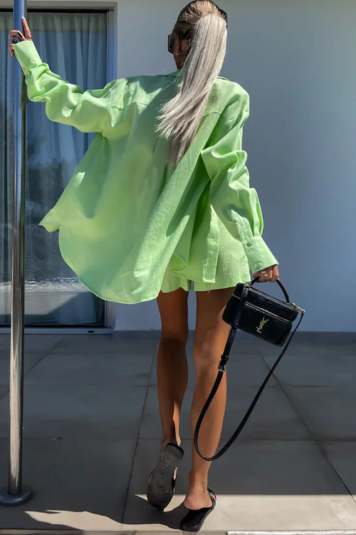 Nonnadress Summer Shirt & Shorts Loose Two-piece Set