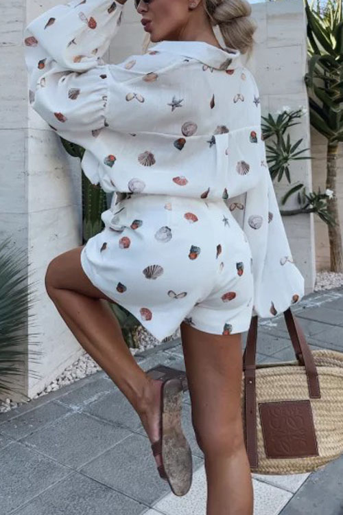 Nonnadress Fashion casual long sleeve printed suit