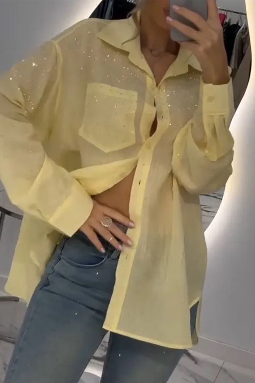 Nonnadress Thin shirt cardigan loose top