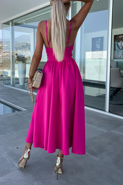 Nonnadress Fashionable & Elegant Spaghetti Strap Swing Dress