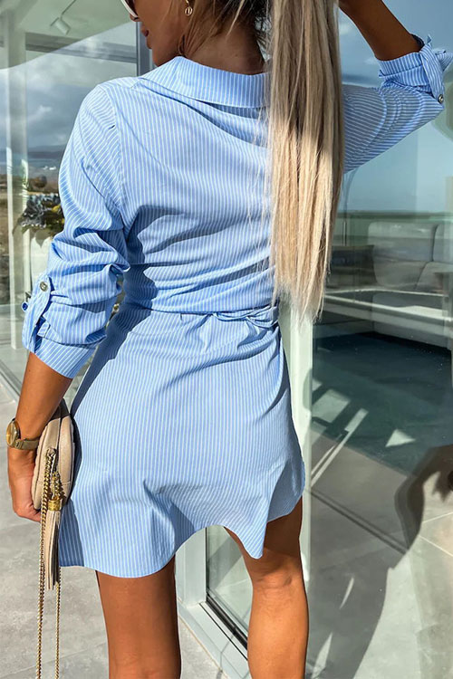 Nonnadress Utility Roll-up Sleeve Shirt Dress