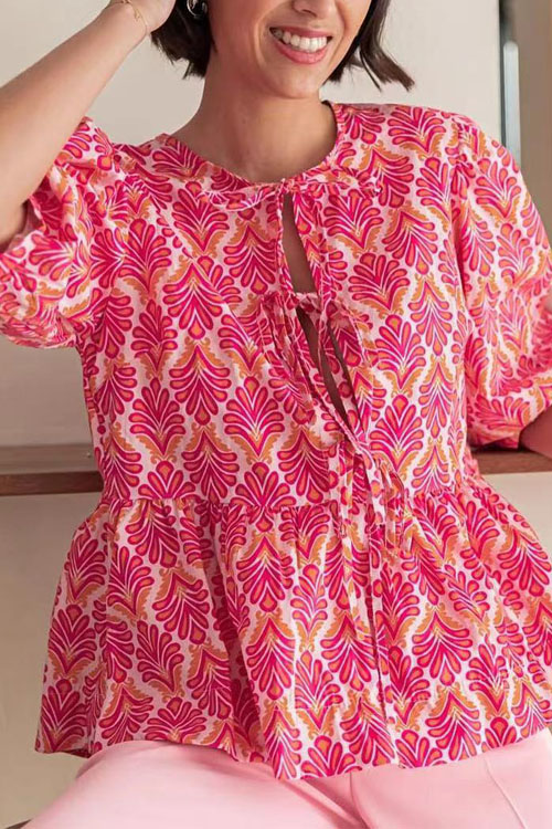 Nonnadress Fashionable Striped Patchwork Shirt Top