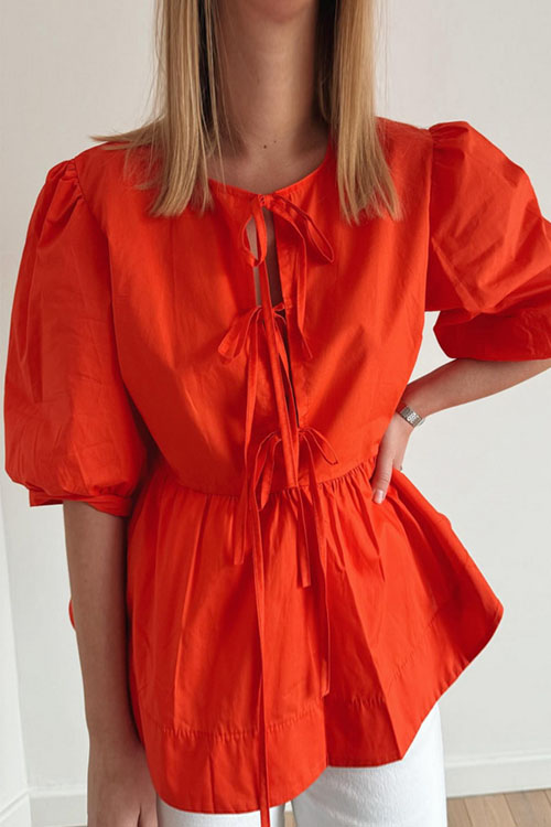 Nonnadress Fashionable Striped Patchwork Shirt Top