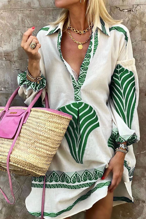 Nonnadress Casual Loose Vacation Style Split Top