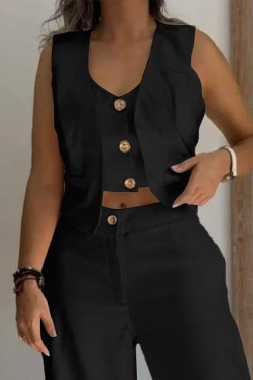 Nonnadress Fashion Casual Vest Set