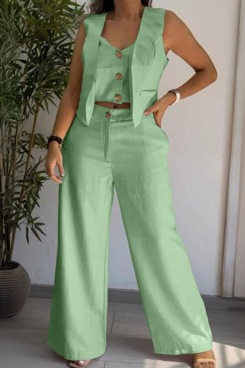 Nonnadress Fashion Casual Vest Set