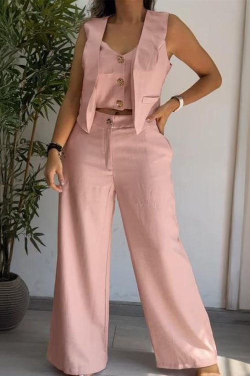 Nonnadress Fashion Casual Vest Set