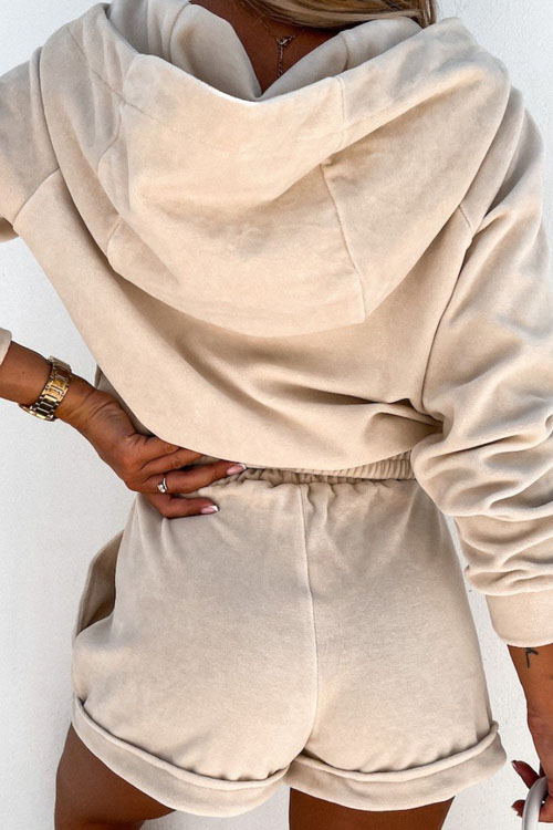 Nonnadress Casual Hooded Sweatshirt Set Two-piece Set