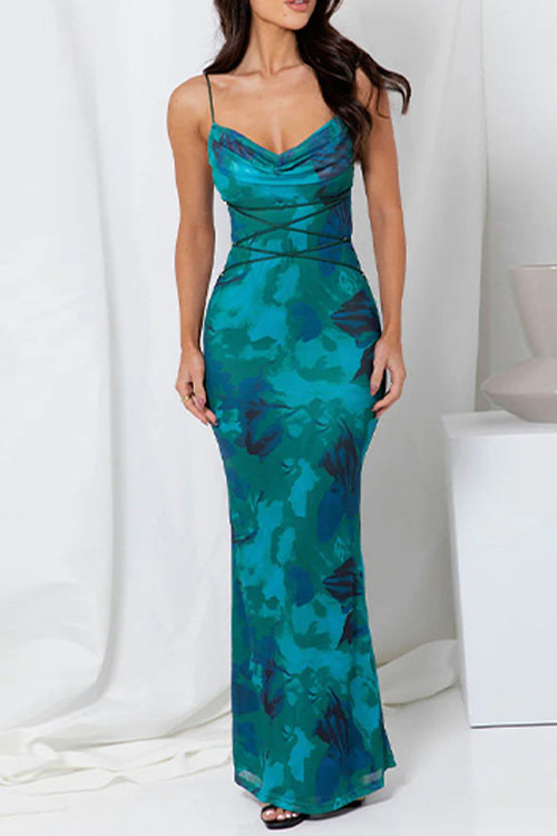 Nonnadress Backless Strappy Bodycon Dress