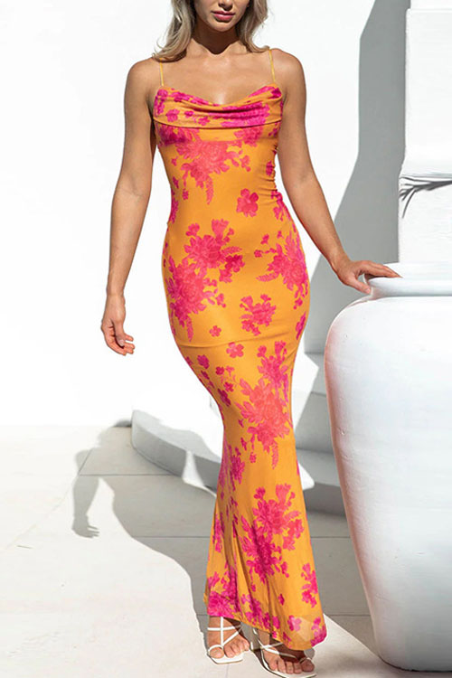 Nonnadress Backless Strappy Bodycon Dress