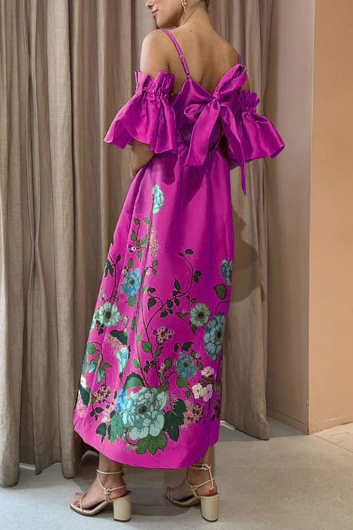 Nonnadress Off-the-Shoulder Pocket Casual Dress