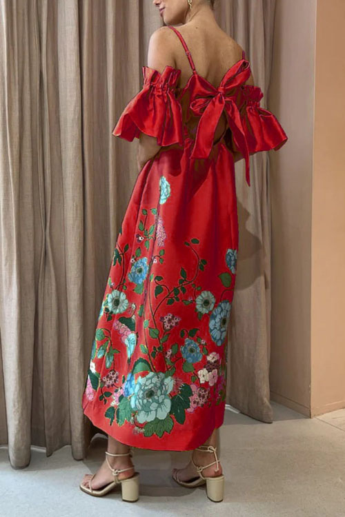 Nonnadress Off-the-Shoulder Pocket Casual Dress