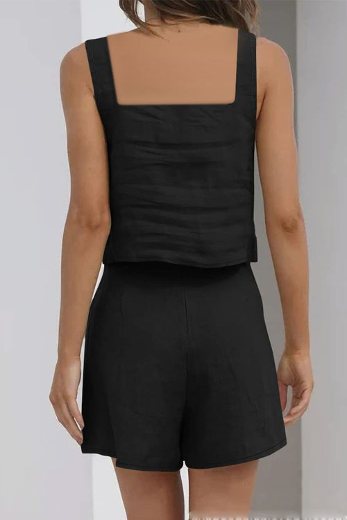 Nonnadress Tank Top Shorts Casual Two-piece Set