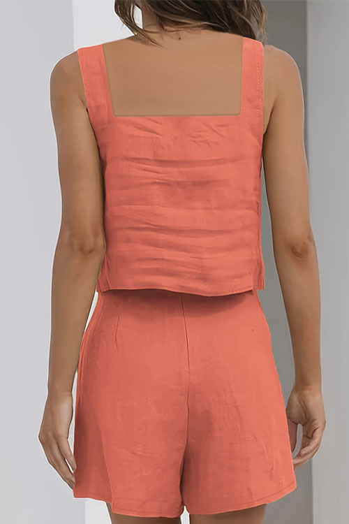 Nonnadress Tank Top Shorts Casual Two-piece Set