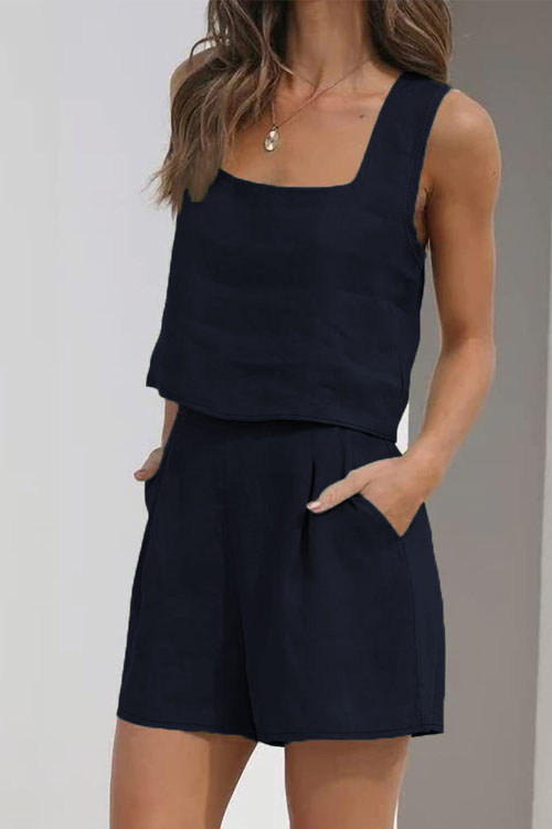 Nonnadress Tank Top Shorts Casual Two-piece Set