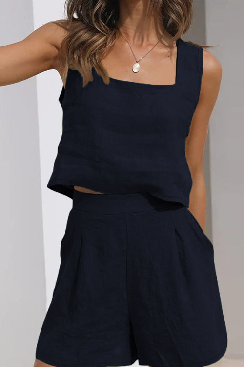 Nonnadress Tank Top Shorts Casual Two-piece Set