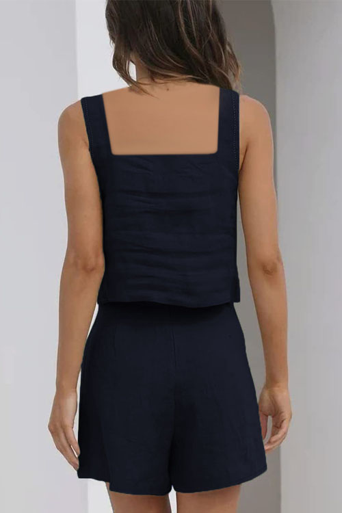 Nonnadress Tank Top Shorts Casual Two-piece Set