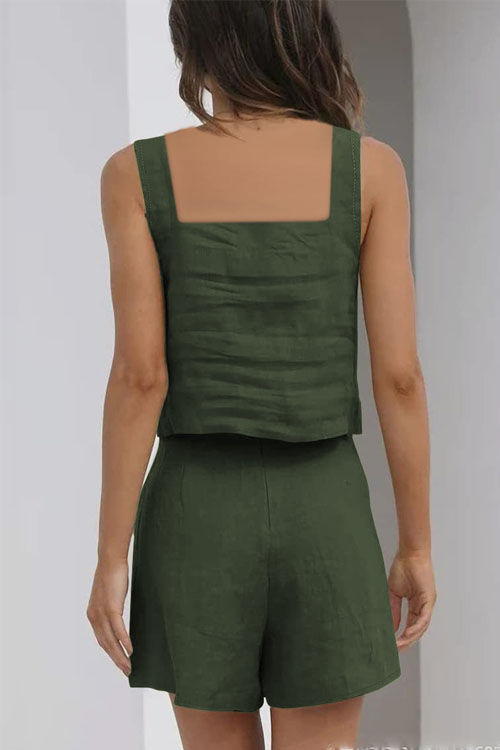 Nonnadress Tank Top Shorts Casual Two-piece Set