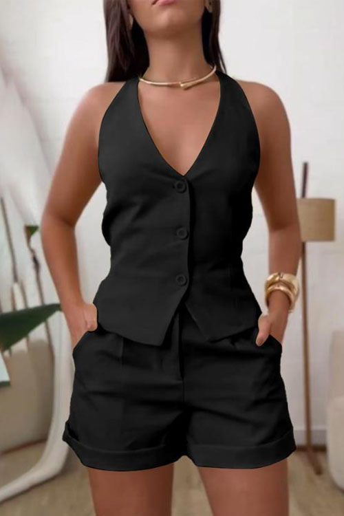 Nonnadress Fashion casual vest set