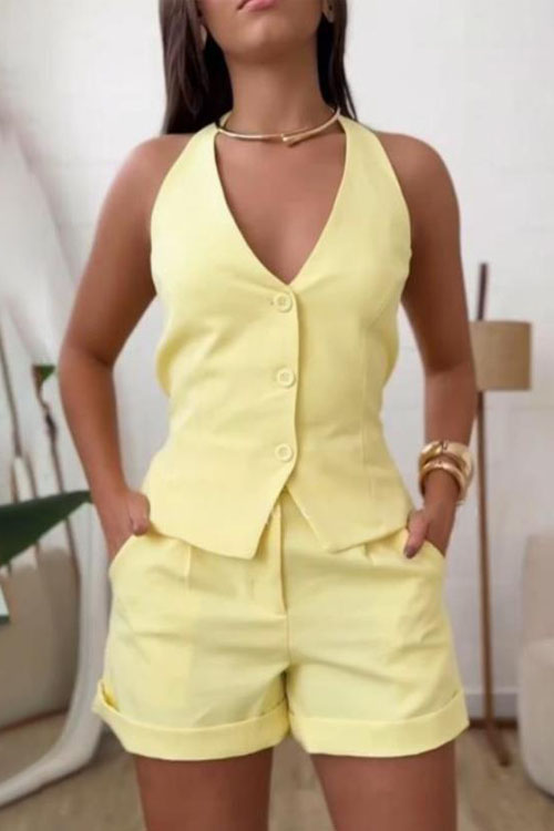 Nonnadress Fashion casual vest set