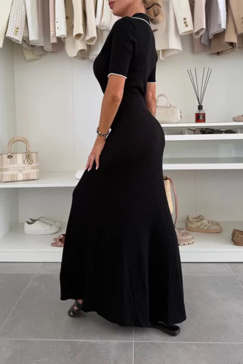 Nonnadress Hip-length single-breasted knitted dress