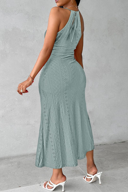 Nonnadress  Halter sleeveless irregular dress