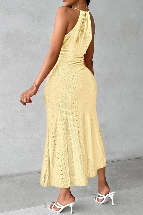 Nonnadress  Halter sleeveless irregular dress