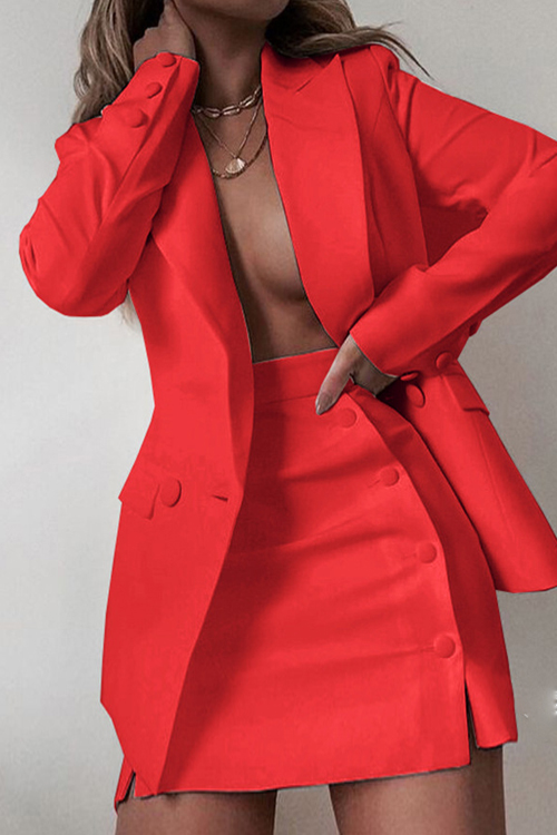 Nonnadress Fashionable suit top + skirt two-piece set