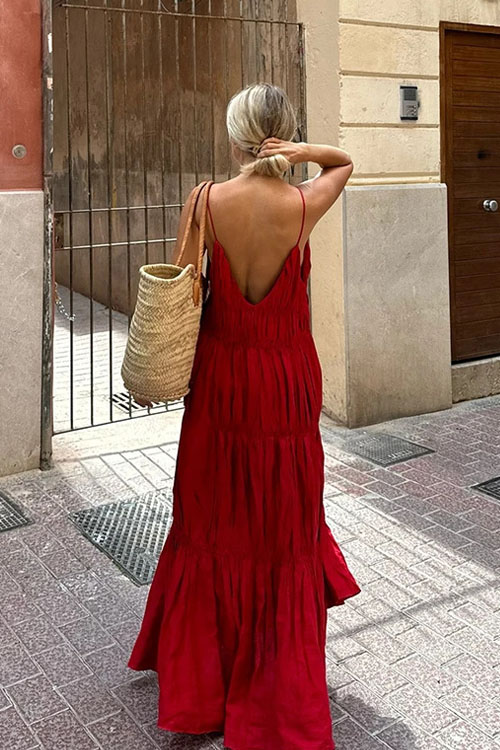 Nonnadress Summer wine Comfortable casual dress