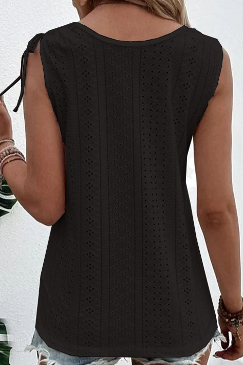 Nonnadress Casual Solid Color U-neck Tank Top