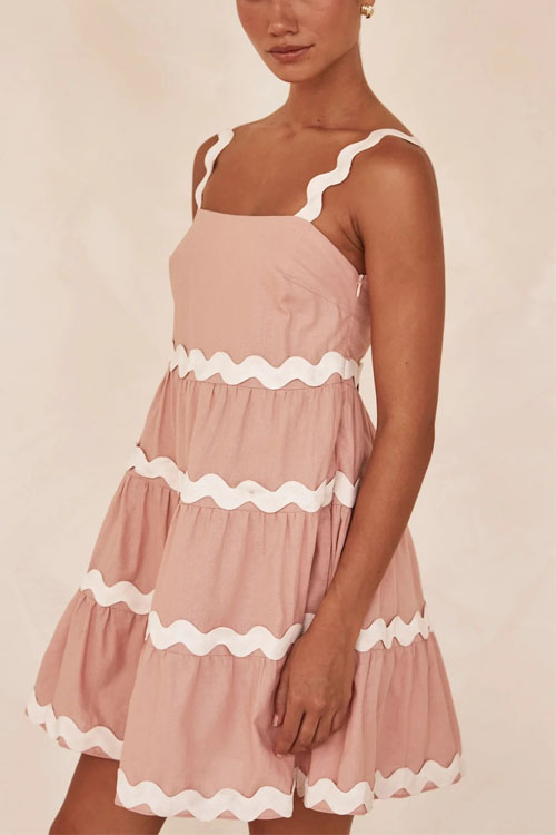 Nonnadress Loose Sweet Ruffle Dress