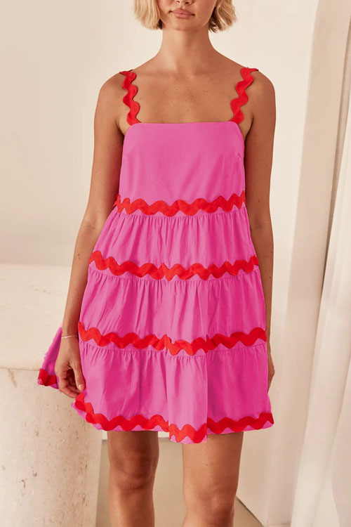 Nonnadress Loose Sweet Ruffle Dress