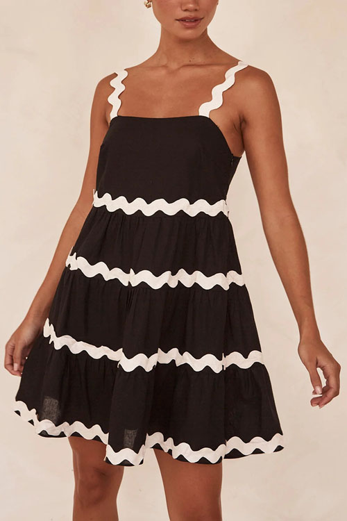 Nonnadress Loose Sweet Ruffle Dress