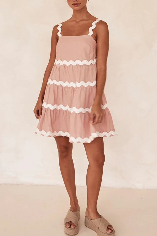 Nonnadress Loose Sweet Ruffle Dress