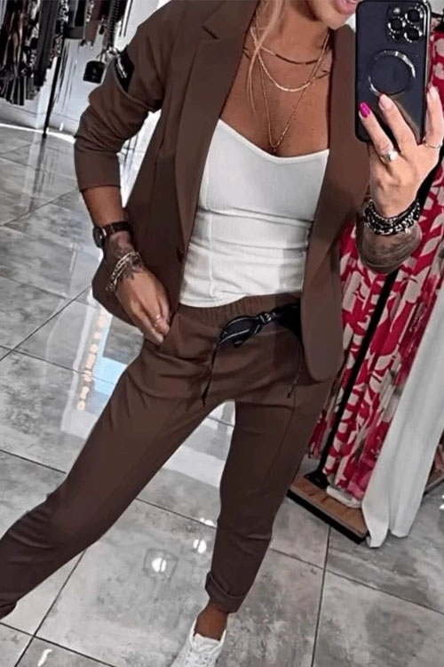 Nonnadress  Fashion loose two-piece suit