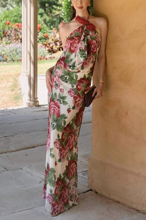 Nonnadress  hanging 3D flowers Fashion dress