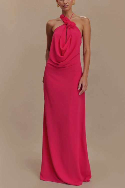 Nonnadress  hanging 3D flowers Fashion dress