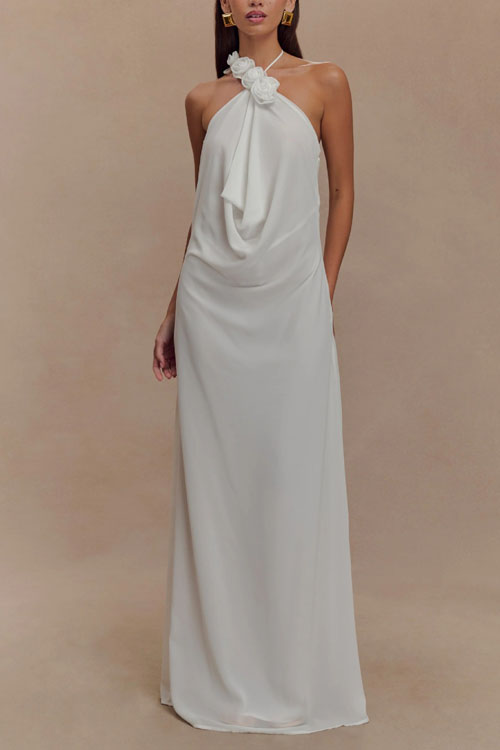 Nonnadress  hanging 3D flowers Fashion dress