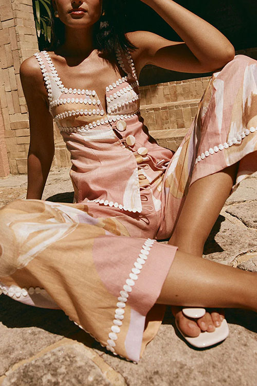 Nonnadress Pocket trousers print suit