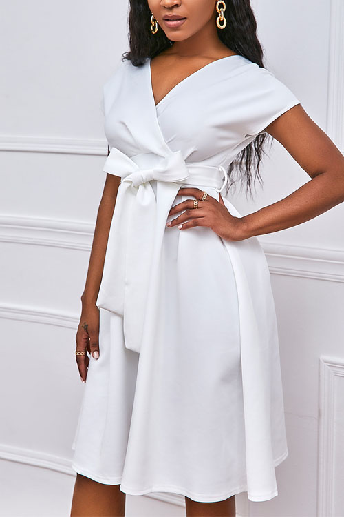 Nonnadress Chic Bow Tie Gown Dress