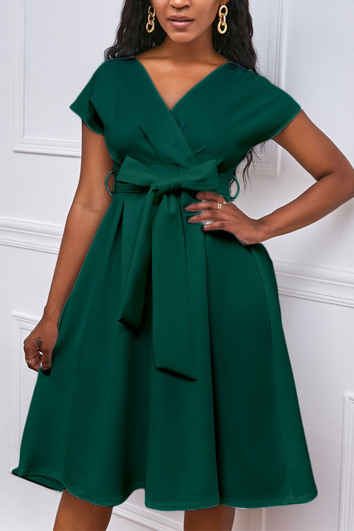 Nonnadress Chic Bow Tie Gown Dress