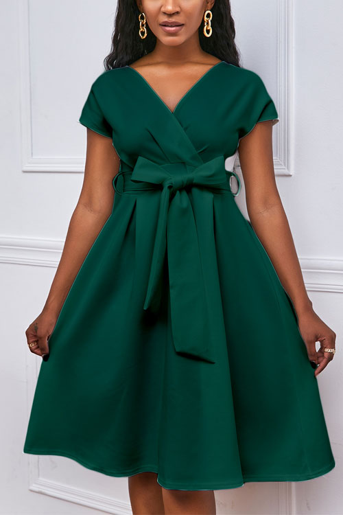 Nonnadress Chic Bow Tie Gown Dress