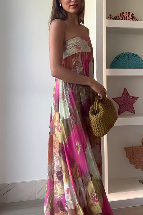 Nonnadress Square neck printed dress