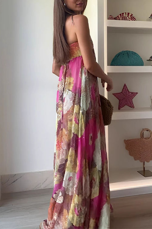 Nonnadress Square neck printed dress